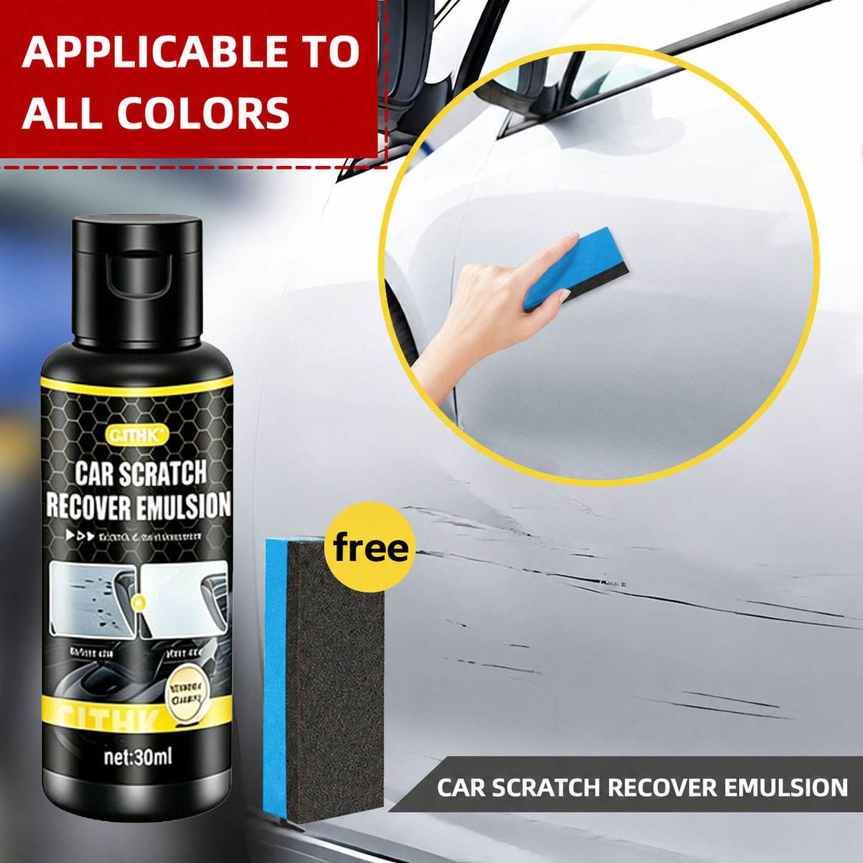Car Scratch Repair Polishing Wax Paste - Auto Krasverwijderaar Anti-Kras Wax Auto Zwierflekken