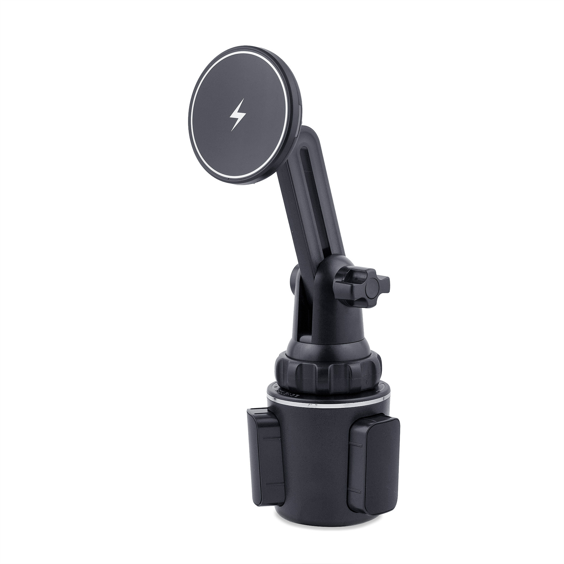 Wireless Car Charger Mount Fast Charging - 15W MagSafe Auto-oplader, Magnetische Draadloze Bekerhouderbevestiging