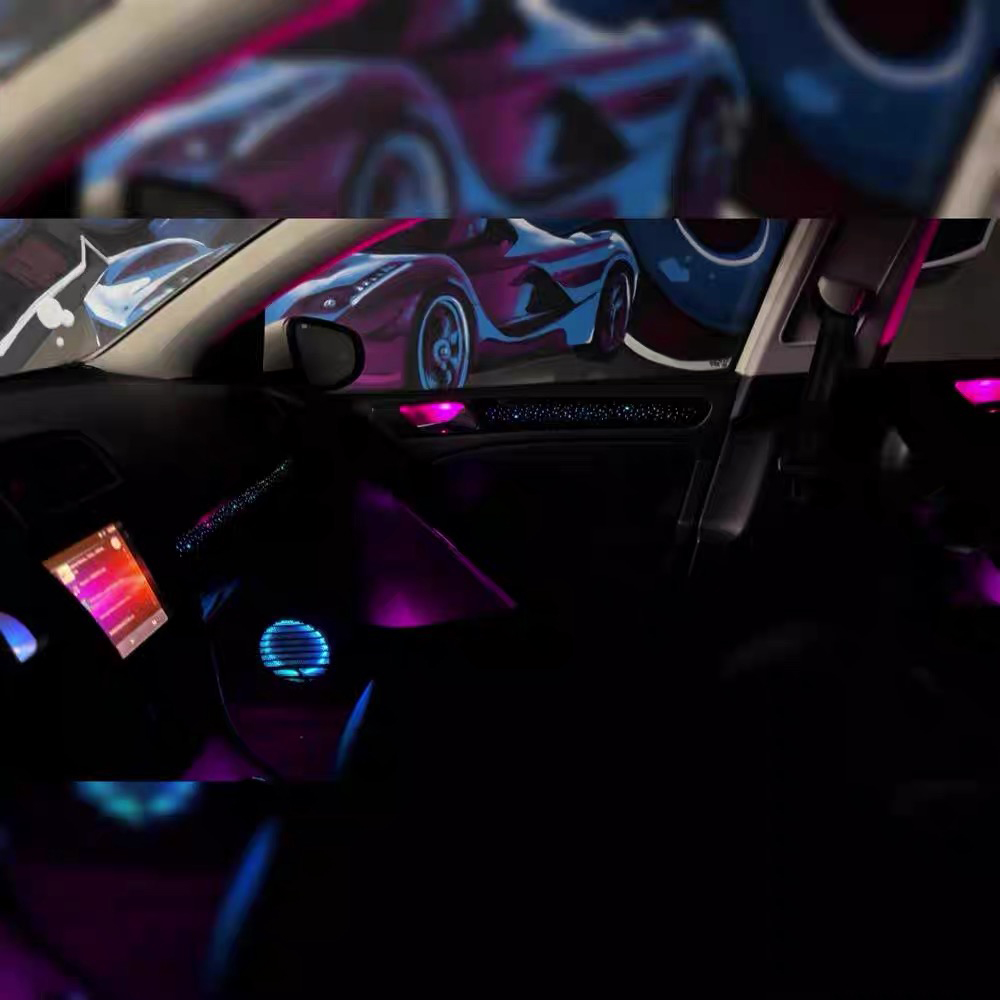 Auto-interieur Verlichting Upg - Led Ambient Interior Car Lights App Control recensie en prijs