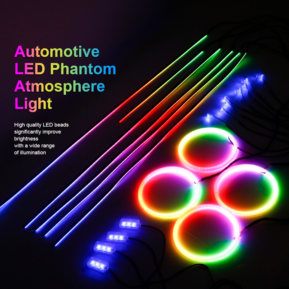 6/10/14/18/22 in 1 Auto-sfeerv - Led Ambient Interior Car Lights App Control recensie en prijs