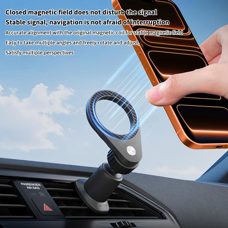 Nieuwe 1 stuks koolstofvezel m - Magnetic Phone Holder For Car Vent recensie en prijs