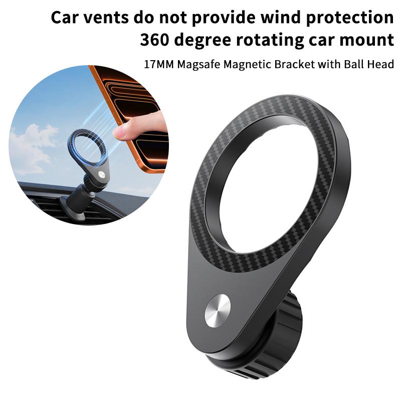 Nieuwe 1 stuks koolstofvezel m - Magnetic Phone Holder For Car Vent recensie en prijs