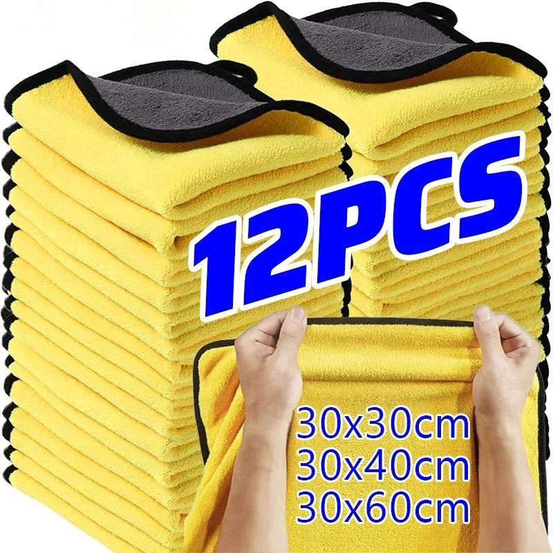 Microvezel autowasdoeken, verd - Microfiber Car Drying Towel Super Absorbent recensie en prijs