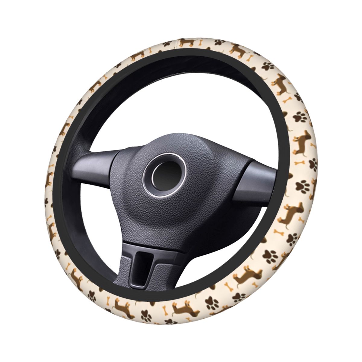 Leuke Teckel Auto Stuurhoes 38 - Car Steering Wheel Cover Anti Slip Breathable recensie en prijs
