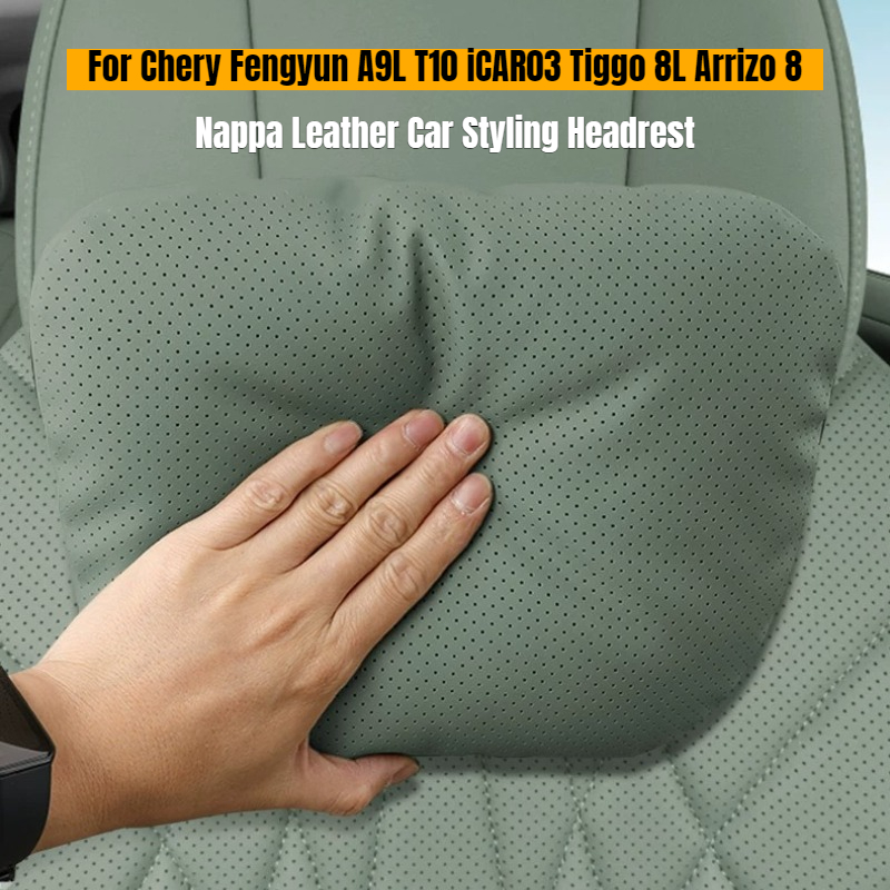 Nekkussen van nappaleer en mem - Memory Foam Car Neck Pillow Lumbar Support recensie en prijs