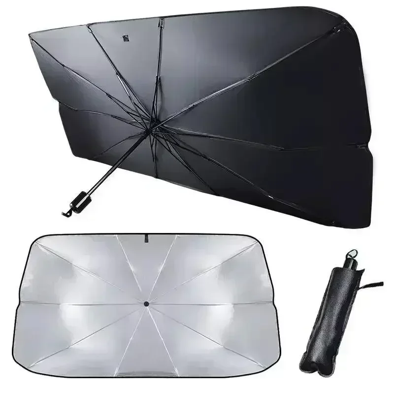 Opvouwbare autozonnescherm voo - Car Sunshade Windshield Umbrella Foldable recensie en prijs