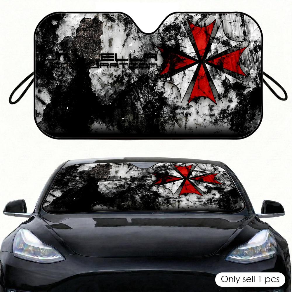 Horrorfilm Paraplu Zonneklep A - Car Sunshade Windshield Umbrella Foldable recensie en prijs